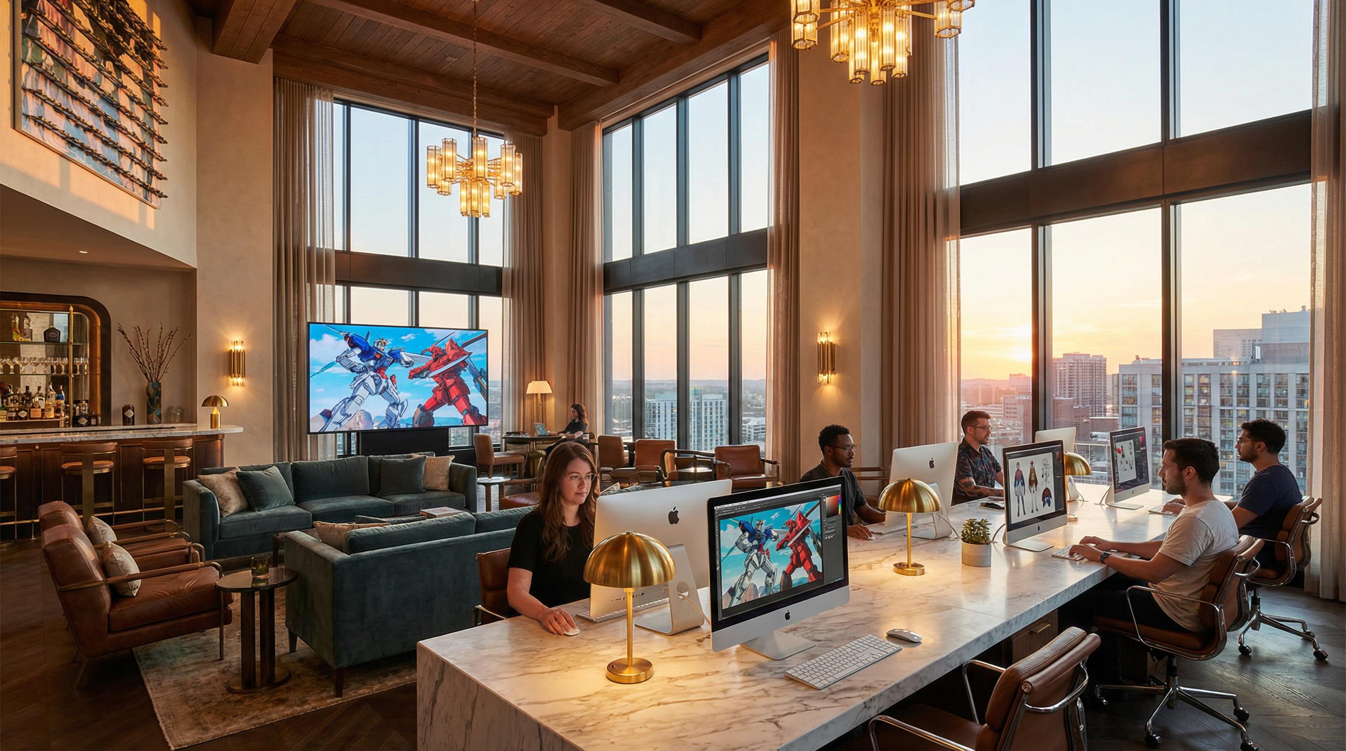 小蓝视频办公环境