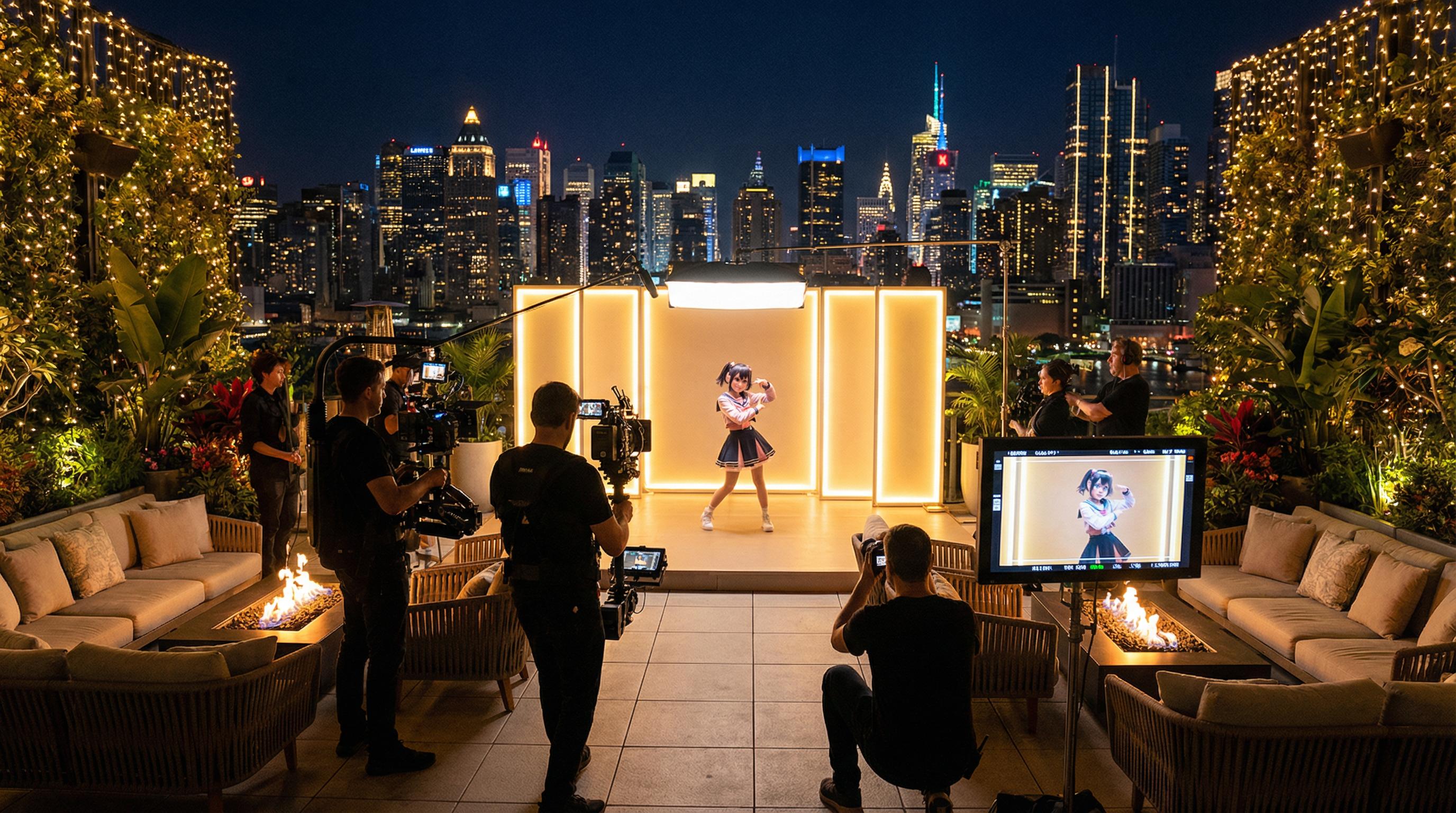 小蓝视频动漫MV拍摄